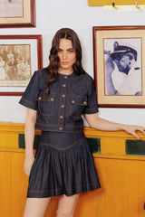 Camila Cropped Shirt