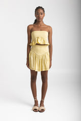 romi strapless top
