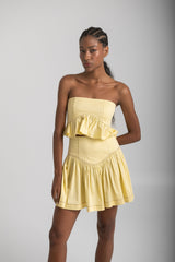 romi strapless top