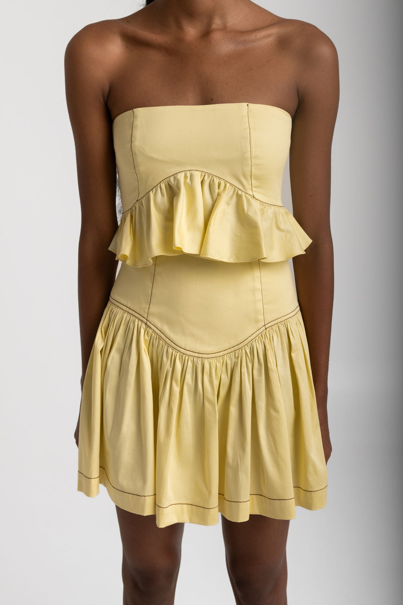 romi strapless top