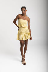 romi strapless top