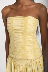 iris strapless top