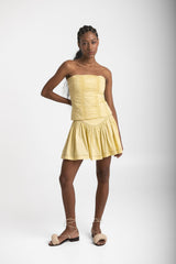 iris strapless top