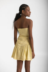 iris strapless top