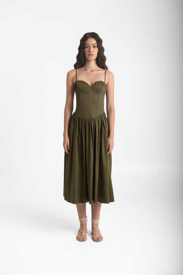lucia midi dress