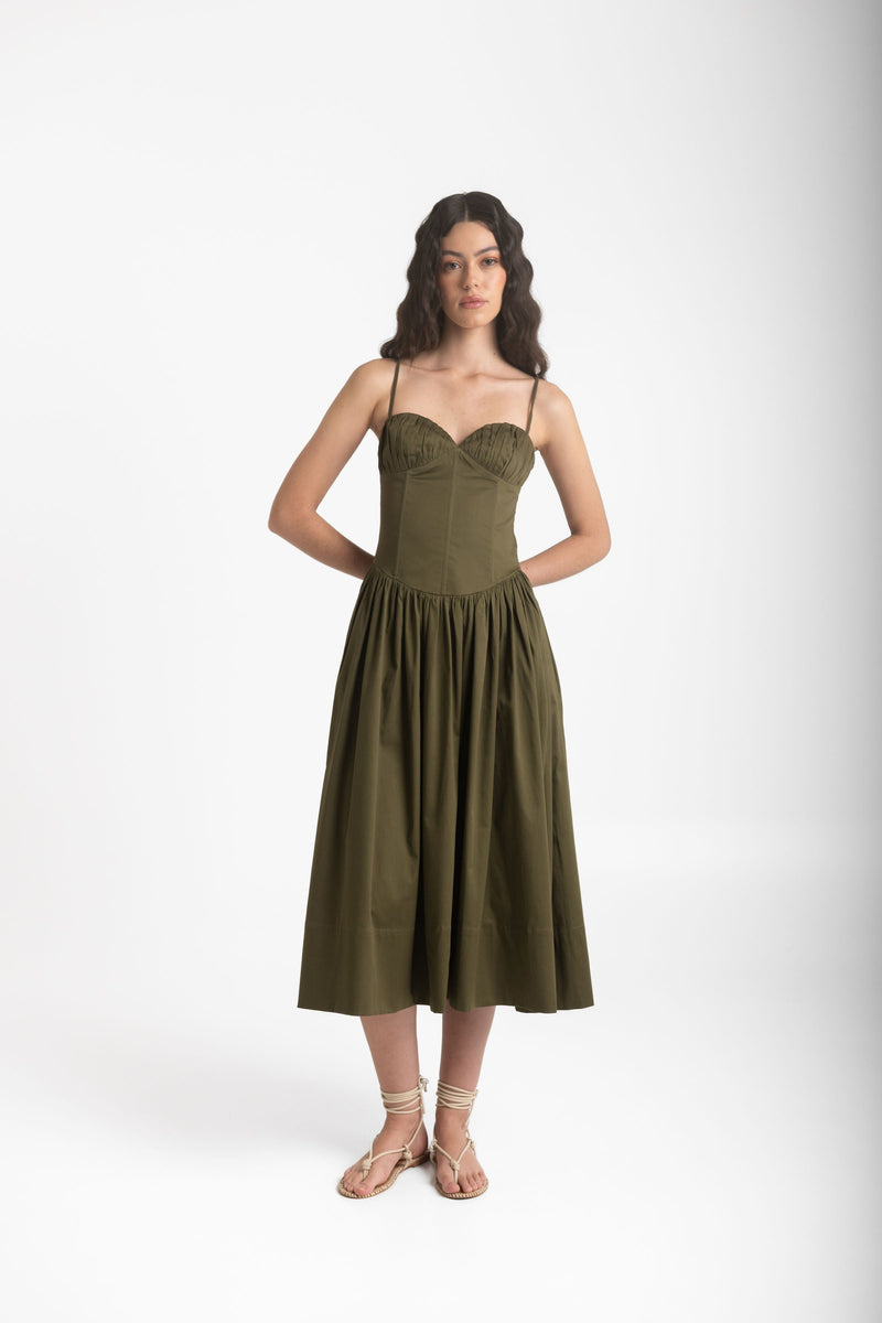 lucia midi dress