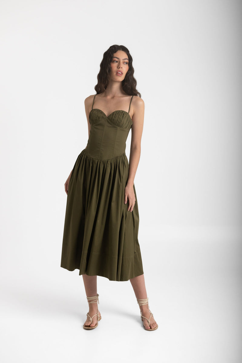 lucia midi dress