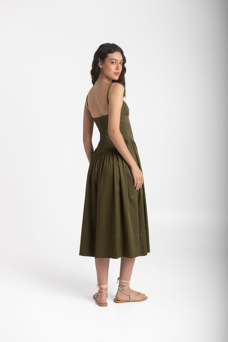 lucia midi dress