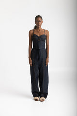 gigi denim corset top