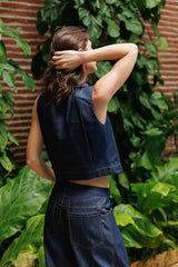 DAISY DENIM VEST