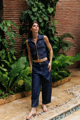 DAISY DENIM VEST